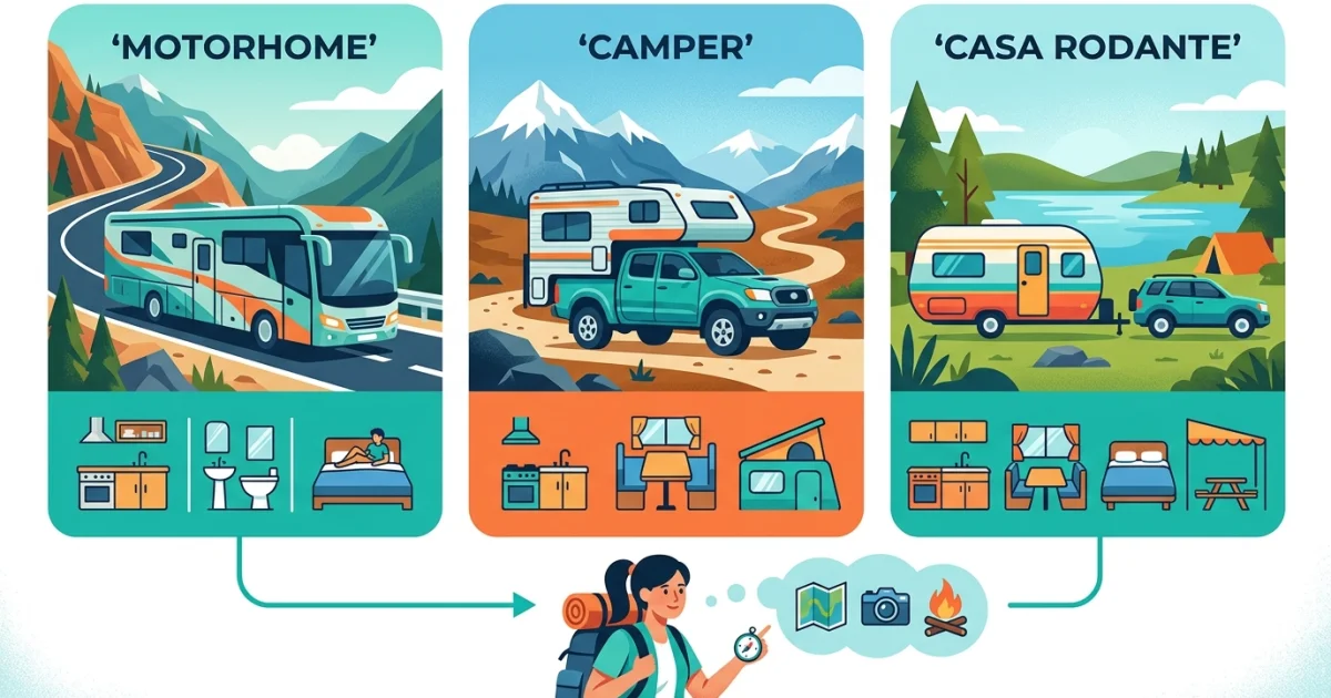 Qué es un motorhome, camper y casa rodante