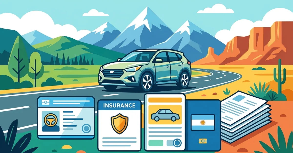 Qué documentos necesitás para viajar en auto por Argentina