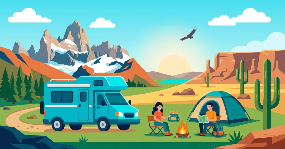 Cómo acampar durante tu viaje por Argentina