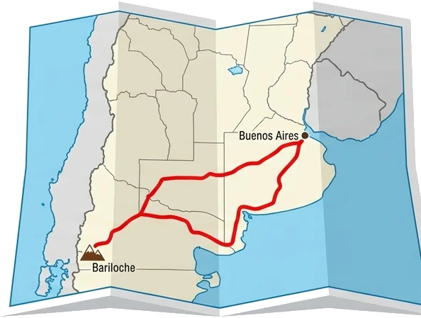 Guía de viaje en auto de Buenos Aires a Bariloche: la ruta ideal