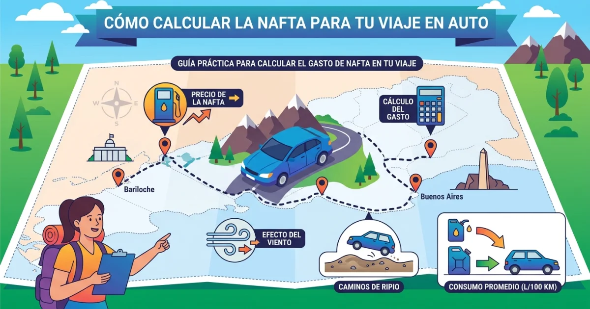 Guía práctica para calcular el gasto de nafta en tu viaje