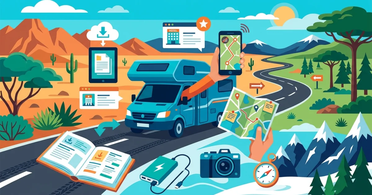Preparación para viajar por rutas argentinas sin internet