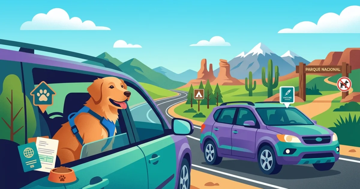 Cómo viajar por Argentina en auto con tu perro